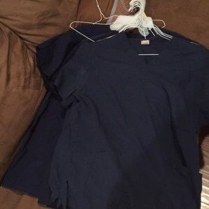 Navy blue scrub set Cherokee and other brand